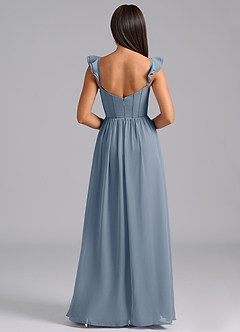 Azazie Denisse Bridesmaid Dresses Twilight A-Line Ruched Chiffon Dress image2