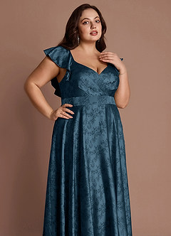 Leilani Navy Black Maxi Dress image9