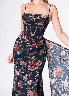 Aurra Navy Multi Maxi Dress image4