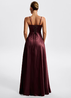 Noreen Cabernet A-Line Maxi Dress image9