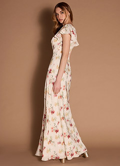 Zaria Cream Multi Maxi Dress image6