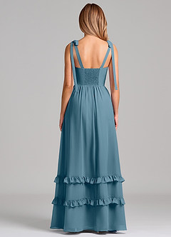 Azazie Anastacia Bridesmaid Dresses Bermuda A-Line Sweetheart Neckline Chiffon Dress image2