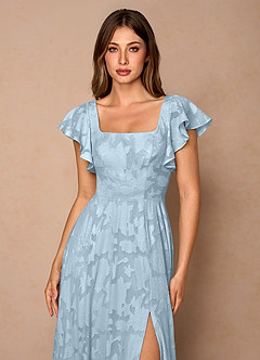 Talia Sky Blue Midi Dress image5