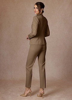 front Whitney Trufa Traje de pantalón largo de alto rendimiento con tejido refinado