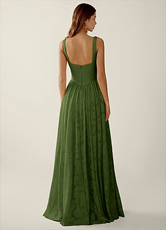 Megan Olive Lace A-line Prom Dress image2