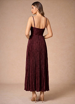 Akiko Wine Maxi Dress image2