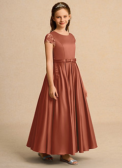 Azazie Bunny Junior Formal Flower Girl Klänningar Klä Balklänning i Spets image5