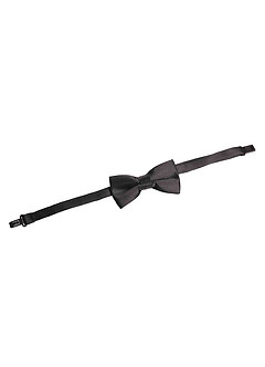 front Boys' Satin Bow Tie and Suspender Two-Piece Set