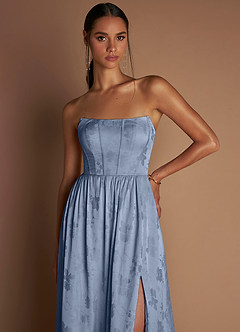 Floria Maxi Klänning Puderblå image5