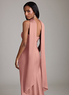 Azazie Saylor Brudtärnklänningar Klä av Sjöjungfru i Stretch Satin Axelbandslös Rosett image7