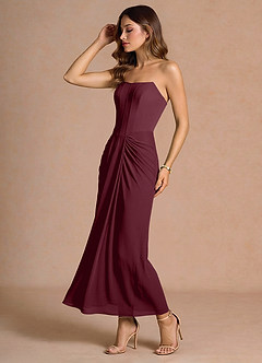 Anais Wine Maxi Dress image5