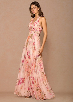 Josee Abstract Bouquet Floral Maxi Dress image4