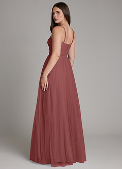 Azazie Teagan Bridesmaid Dresses Amethyst A-Line Sweetheart Neckline Tulle Dress image5