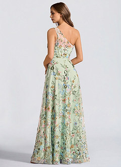 Vestido Verde Claro Largo Griselda image4