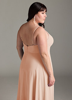 Azazie Akita Bridesmaid Dresses English Rose A-Line Chiffon Dress image11