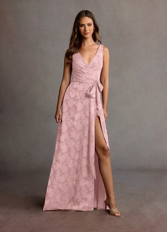 Louise Maxi Klänning Dusty Pink image4