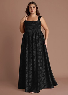 Hazel Black Pleated Maxi Dress image9