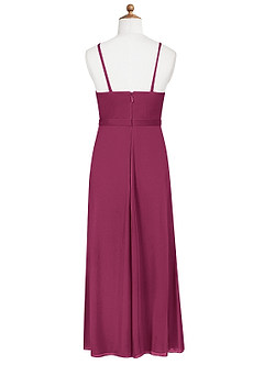 Azazie Luxy Junior Mulberry Pleated Mesh Dress image7