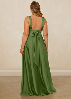 Christian Siriano Bridal for Azazie 1001 Bridesmaid Dresses Juniper A-Line Sweetheart Neckline Stretch Satin Dress image12