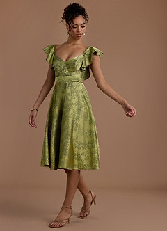 Leilani Moss Navy Midi Dress image4