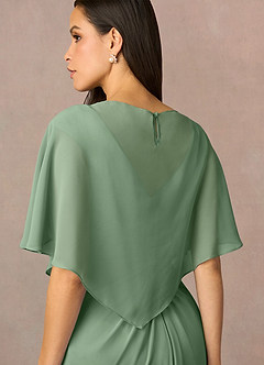 front Azazie Whilhelmina Chiffon Wrap