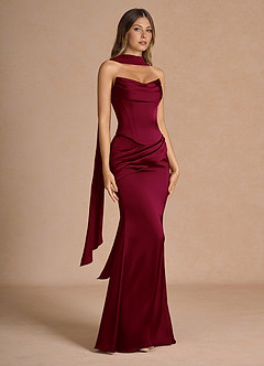 Sorrel Merlot Corset Two-Piece Sets image4