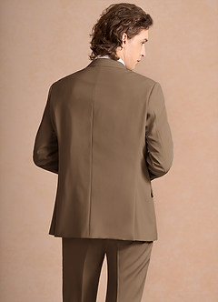 front James Truffle Structured Stretch Suit Jacket