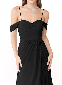 Azazie Millie Final Sale Agave A-Line Sweetheart Neckline Chiffon Convertible Dress image3