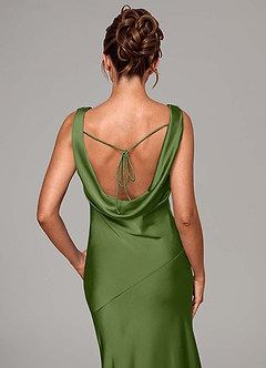 Azazie Rylina Bridesmaid Dresses Juniper Mermaid Stretch Satin Dress image2