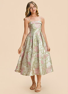 front Azazie Penny Junior Formal Dress