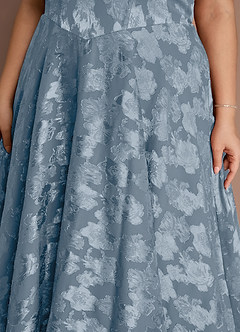 Isabeau Dusty Blue Midi Dress image12