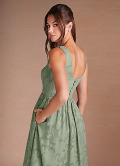 Juliette Pistachio Midi Dress image2