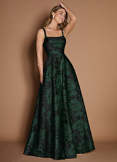 Lilla Emerald Black Maxi Dress image4
