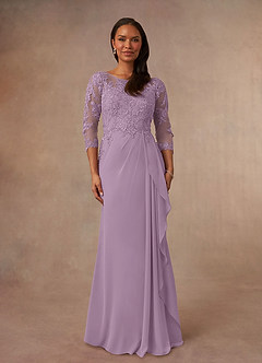 Azazie Calanthe Mother of the Bride Dresses Wisteria A-Line Scoop Chiffon Dress image1
