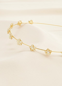 front Dainty Daisy Flower Girl Headband