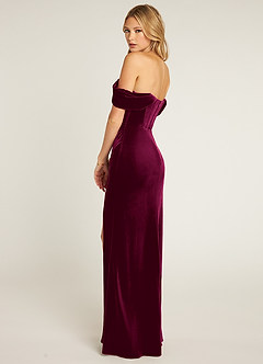 Jas Wine Velvet Maxi Dress image5
