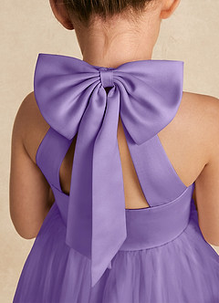 Azazie Bev Flower Girl Dresses Tahiti A-Line Convertible Tulle Dress image5