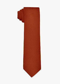 front Matte Satin Wide Tie and Pocket Square Set