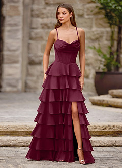 Rhythm Mullbär Volangklänning med A-linjeform image4