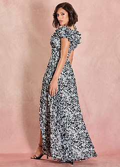 Sasha Black White Maxi Dress image8