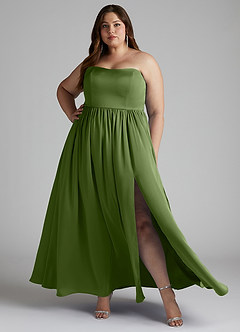 Azazie Morana Bridesmaid Dresses Juniper A-Line Off the Shoulder Stretch Satin Convertible Dress image11