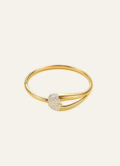 front Gold Zirconia Jewelry Set