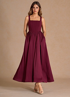 Cate Wine Maxi Dress image4