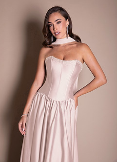 Carina Pudrowy Róż Sukienka dwuczęściowa image5