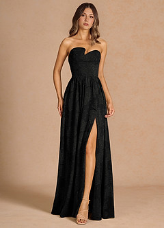 Maxi jurk Philomena Zwart image4