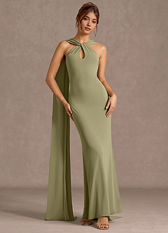 Vestido Verde Frijol Largo Quenelle image5