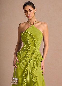Robe Maxi Vert Citron Hatsu image5