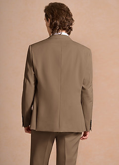 front James Truffle Structured Stretch Suit Jacket