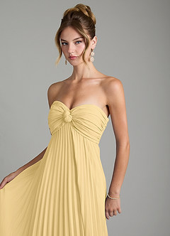 Azazie Tempest Bridesmaid Dresses Butter Empire Corset Chiffon Convertible Dress image10