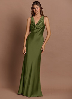 Cheryl 올리브 맥시 드레스 image3